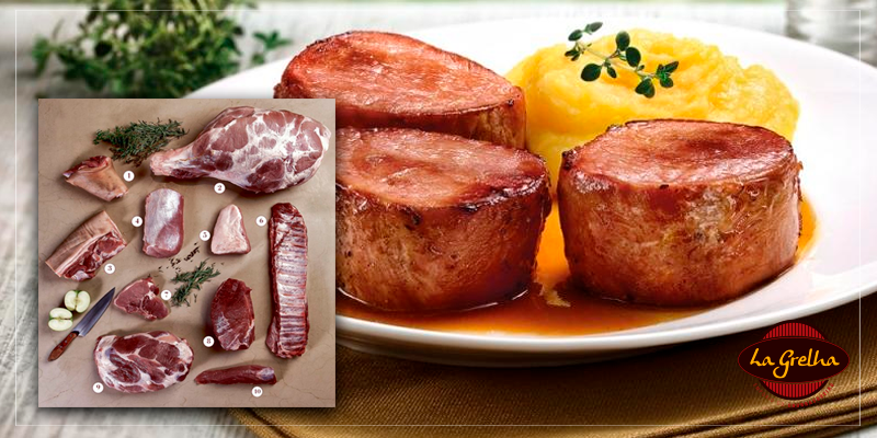 Principais cortes de carnes suínas